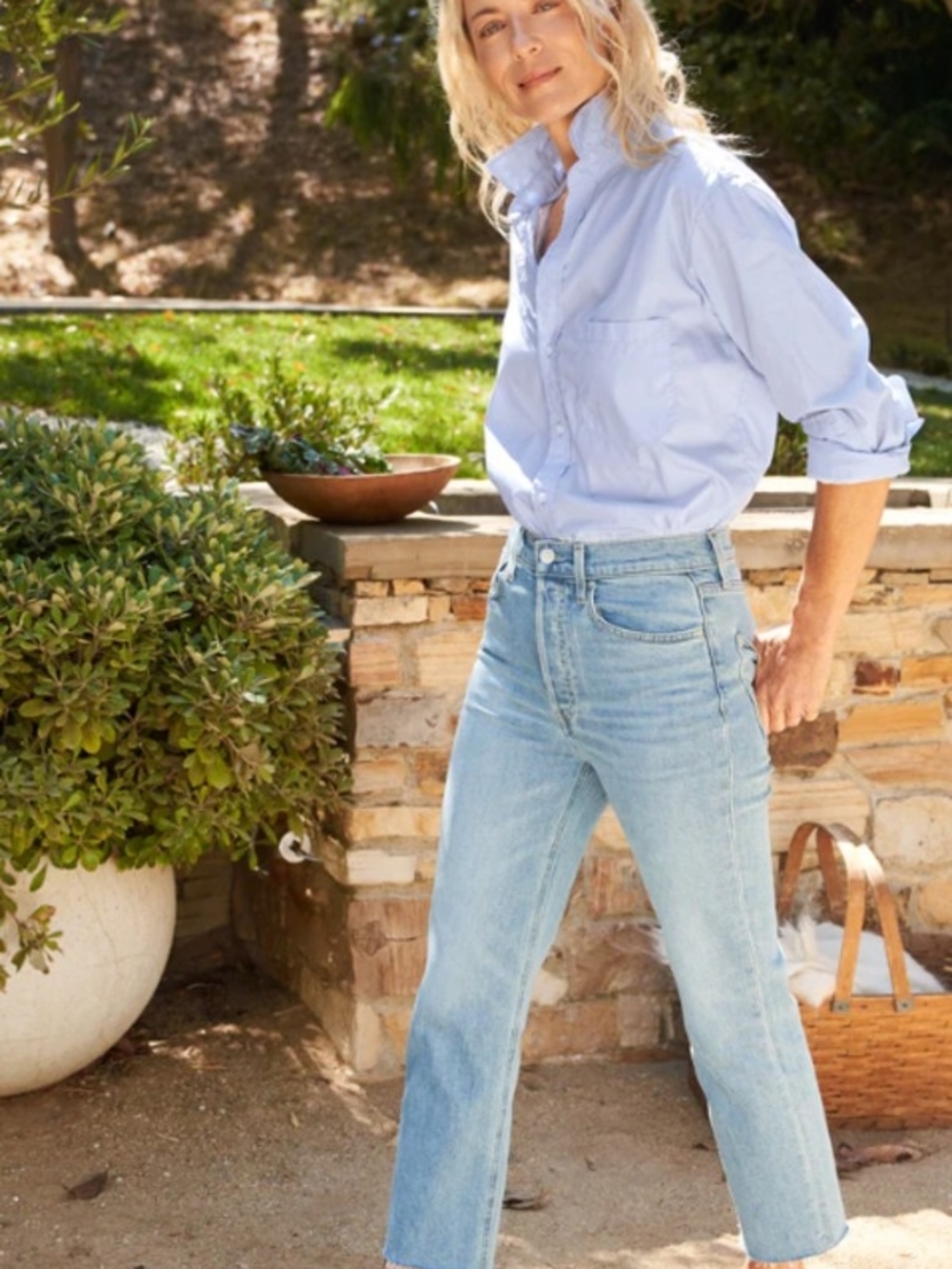Frank & Eileen Monahan Light Blue Denim Jeans